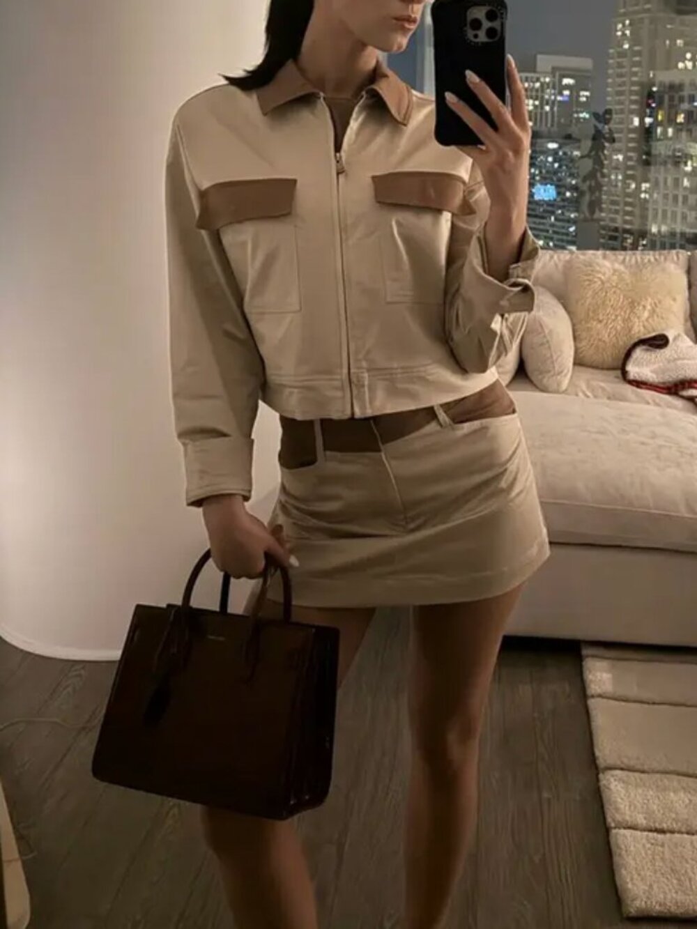 Favorite Daughter Monica Jacket XS/M/L Beige Khaki - Picture 3 of 9